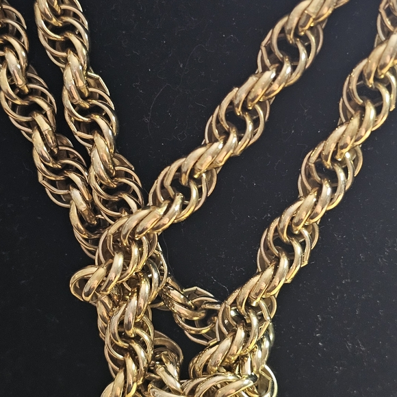 D'orlan Gold Rope Chain Necklace - Picture 3 of 3